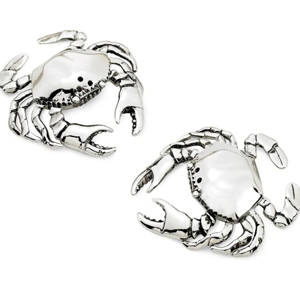 Crab salt and pepper shaker set